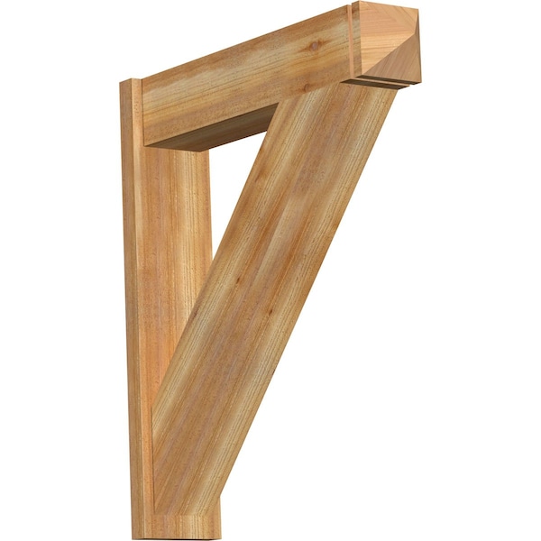 Ekena Millwork Traditional Arts & Crafts Rough Sawn Outlooker, Western Red Cedar, 8"W x 36"D x 40"H OUT08X36X40TRA03RWR - main
